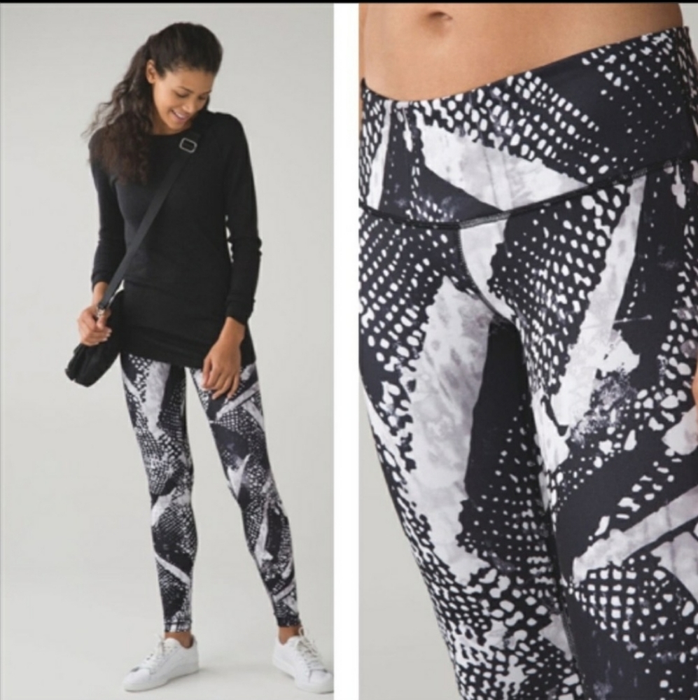 Lululemon Wunder Under III Static Mist Sz4